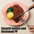 thumbnail image 4 of Ceramic Serving Dishes Butter Style Pp Plastic Ceramic Look Breakfast Plates Cream Yellow Round, 4 of 7