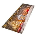 thumbnail image 1 of simhoa Christmas Door Mat Non-Slip Cozy Easy Care Flange Decor Machine Washable Rug for 3 40x120cm, 1 of 8