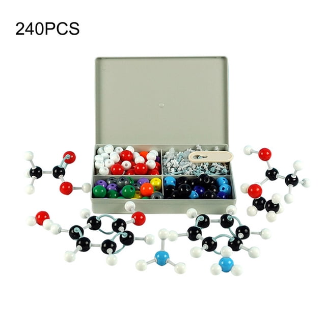 Kit 240 pcs Molecular Structure Models Molecular Models School Teaching Instruments