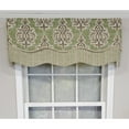 thumbnail image 2 of RLF Home Luxurious Modern Design Classic Jenna Glory Style Window Valance 50" x 16" Pear, 2 of 4