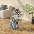 thumbnail image 7 of Vcansay 12 Packs Acrylic Shoe Boxes, Clear Plastic Stackable Acrylic Sneaker Boxes, Display Case for Sneaker Fits Up to US Size 15, 7 of 7