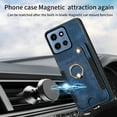 thumbnail image 6 of Asuwish Phone Case for Motorola Moto G 5G 2025 Wallet Cell Cover with Tempered Glass Screen Protector Slim Lanyard Wrist Strap RFID Ring Stand Credit Card Holder Slot G5G 5 G G5 Women Men Blue, 6 of 7