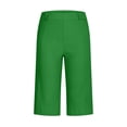 thumbnail image 4 of ABATAB Women's Bermuda Shorts Lightweight Casual Lounge Shorts Wide Leg Baggy Golf Hiking Travel Shorts with Pockets, 4 of 7