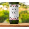 thumbnail image 2 of FRIENDS Pregnancy Announcement Wine Labels â SET of 4 â Only the Best FRIENDS Get Promoted to AUNTIE Labels, Aunties, Pregnancy Reveal Wine Bottle Label WATERPROOF (Blush Pink), 2 of 8
