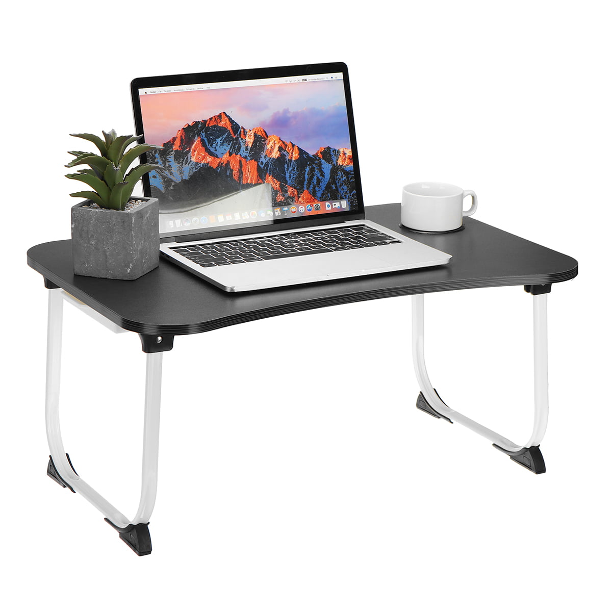 soges Adjustable Lap Table with Slot Mobile Laptop Computer Stand Bedside Tab... 