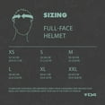 thumbnail image 3 of TSG Pass 2.0 Full Face Helmet w/Bonus Visor, Downhill Skateboarding - Satin Blue, 3 of 3
