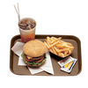 Cambro Manufacturing 1014FF167 Fast Food Tray Brown 10'' x 14'' (SET OF 24 PER CASE)