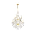 thumbnail image 5 of Elegant Lighting Value Giselle 12 light Gold Chandelier Clear Royal Cut Crystal, 5 of 9