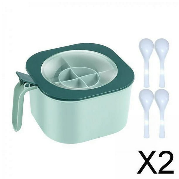 Elegante juego de especieros con utensilios de cocina para entusiastas de la cocina 2 piezas