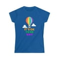 thumbnail image 4 of It's OK to Be Gay LGBTQ Be Gay Pride LGBT Ally Rainbow Flag Shirts for Women, 4 of 8