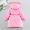 thumbnail image 6 of Kids Coat Jackets for Girls Toddler Boys Girls Winter Coat Hooded Jacket Wear Thicken Windproof Zipper Warm Outwear, 6 of 7
