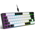 thumbnail image 1 of 68 Keys Gaming Keyboard, USB Wired Membrane Gaming Keyboard RGB Backlit Ergonomic Computer Keyboard for PC, 1 of 8