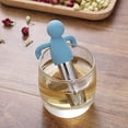 thumbnail image 2 of Tea Infuser Cute Tea Strainer for Loose Tea Fine Mesh Stainless Steel Tea Ball Steeper & Diffuser with SIlicone Lid for Tea Cup & Mug, 2 of 6
