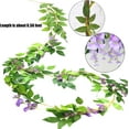 thumbnail image 4 of 5 Pcs Wisteria Garland Artificial Flower Arch Floral Garland Decor Fake Hanging Flowers for Wedding Arch, 4 of 5