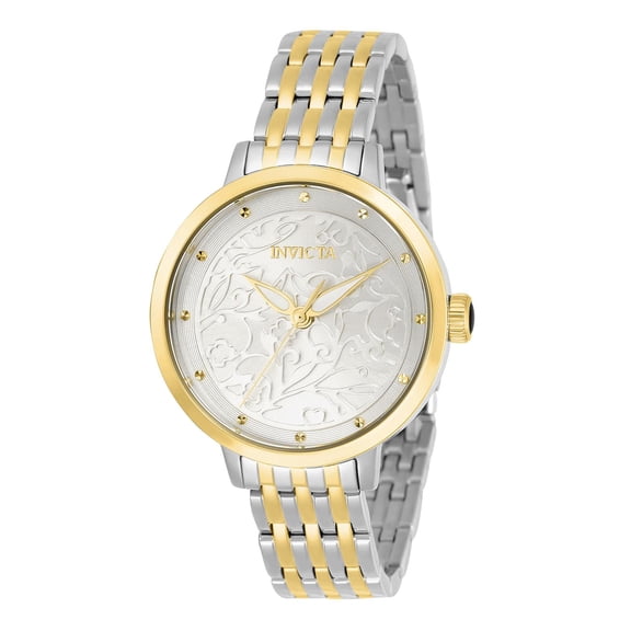 Invicta Women's 31943 Wildflower Quartz 3 Hand Silver Dial Watch