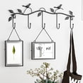 thumbnail image 3 of Perchero de pared para decoración del hogar, ganchos decorativos con diseño inspirado en la naturaleza, fácil instalación para un uso versátil (5 ganchos), 3 of 5