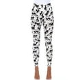 thumbnail image 3 of White Mark Women's Super Soft Cat Print Leggings, 3 of 6