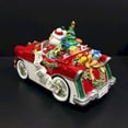 thumbnail image 2 of Santa'S In A Classic Car-Musical Figurine, 2 of 3
