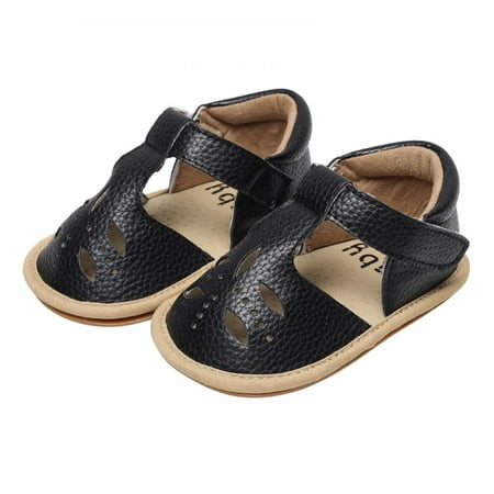 

Baby Girls Soft Moccasins Shoe Hollow Breathable Sandals Rubber Sole Anti-slip Shoes