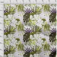 thumbnail image 4 of oneOone Silk Tabby Light Green Fabric Tropical Sewing Craft Projects Fabric Prints By Yard 42 Inch Wide, 4 of 5