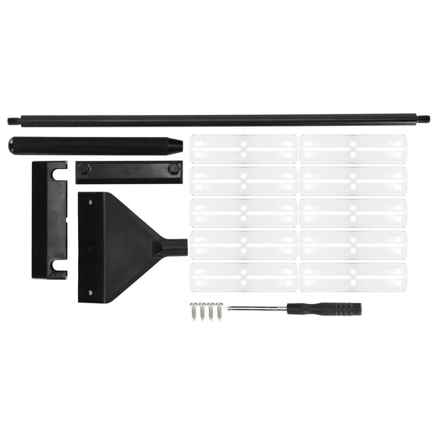 Cleaner, Adjustable Handle Length Scraper Durable Portable Fish Cleaning Tool Easy To Clean For Aquarium 40cm With 10 Blades