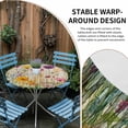thumbnail image 2 of Spring Floral Round Tablecloth for 36-44 Inch Tables,Fitted Table Cover with Elastic Edge,Summer Botanical Watercolor Flowers Pastoral Waterproof Outdoor Table Cloth Protector for Patio Garden Dinner, 2 of 9