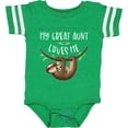 thumbnail image 3 of Inktastic My Great Aunt Loves Me Cute Sloth and Baby Boys or Girls Baby Bodysuit, 3 of 5