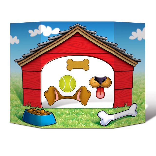 Soporte para foto de casa de perro, (paquete de 6) The Beistle Company 53669