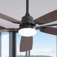 thumbnail image 5 of 52" Ceiling Fan with Led Light and Remote,5 Blades and 6 Speed Wind Control Dc Motor for Living Room,Bedroom,Kitchen, 5 of 7