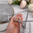 thumbnail image 4 of BokingOne Vintage Grey Velvet Ribbon, 3/8 Inch X 30Yds Single Face Velvet Ribbon for Gift Wrapping Home Wedding Party Decorations Arts Crafts, 4 of 7