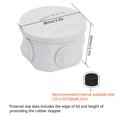 thumbnail image 2 of Caja de conexiones LeMotech de plástico ABS IP55 resistente al agua, 2 of 9