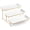Gold, variant on Tiered Serving Stand and Platters Set, Large Tiered Tray Stand, 3 Tier Serving Tray with Collapsible Sturdier Rack, 12 Inches Tier Serving Platter for Party, Display, Dessert, and Cupcake