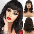 thumbnail image 4 of European Beauty Short Curly Wig Synthetic Heat Fiber Natural Looking Daily Party Hair, 4 of 4