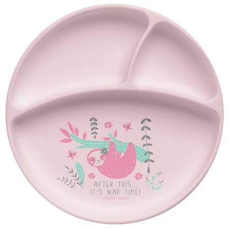 Stephen Joseph Silicone Baby Plate Sloth