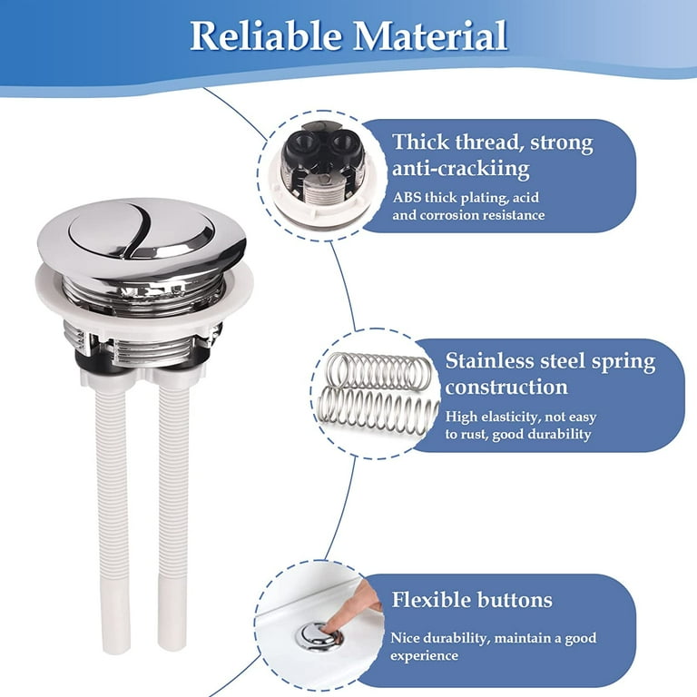Toilet flush button replacement deals