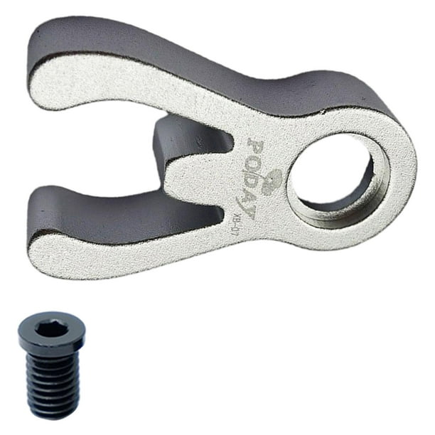 Soporte de tubo de dirección para bicicleta plegable, de aleación de aluminio, para manillar de bicicleta plegable. plata