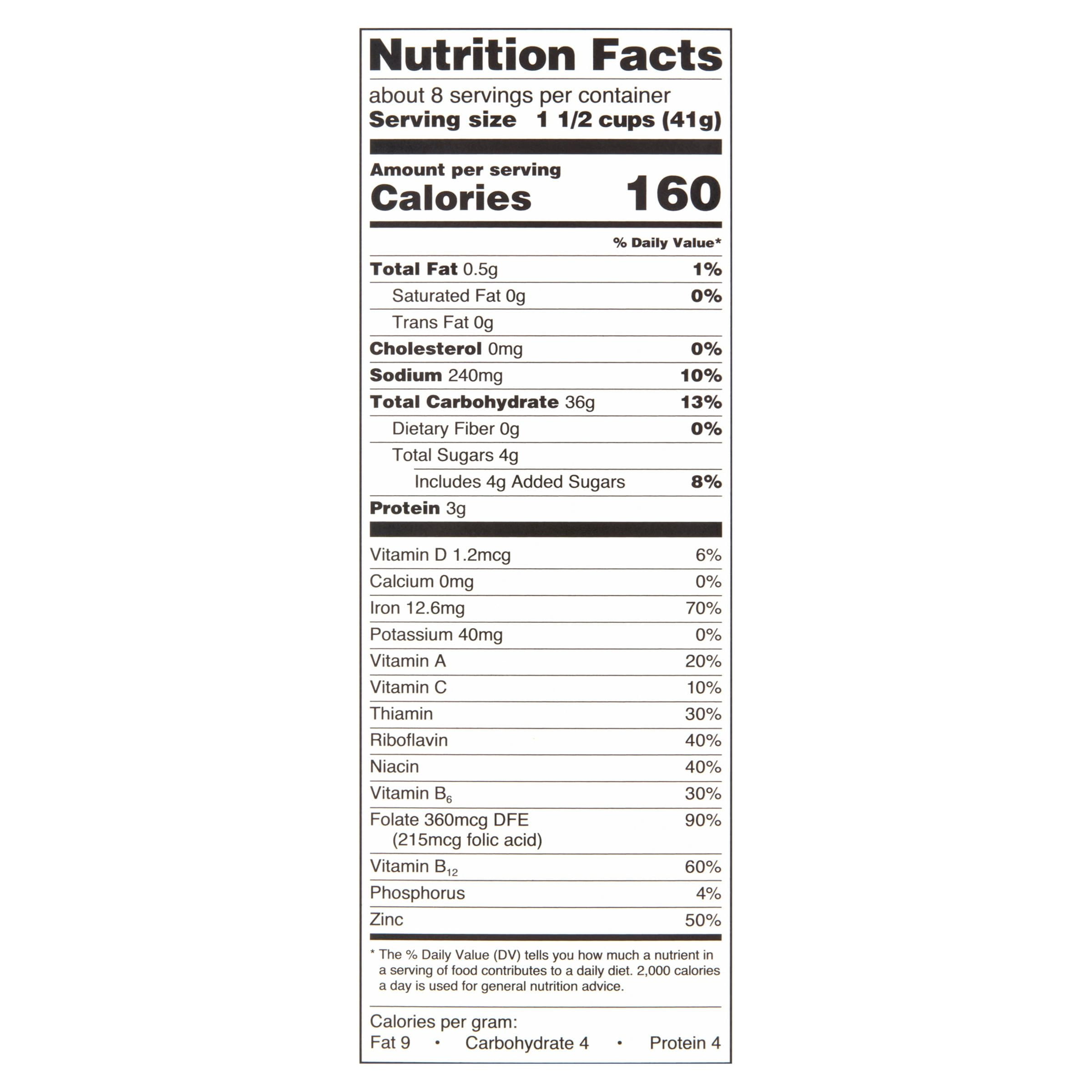 Great Value Toasted Rice Crisps Breakfast Cereal, 12 oz