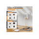 thumbnail image 2 of daptador Japón Viaje, Universal Japonés Enchufe de Corriente con 3 USB (1 USB C), Cargador Tipo C con 4 Salidas CA Xtellar blanco, 2 of 4
