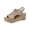 Khaki, variant on Wedge Sandals for Women New Platform Sandals with Ankle Strap Open Toe Espadrilles Wedge Heels Sandals Dressy Casual Boho Summer Beach Sandals Ladies Wedges