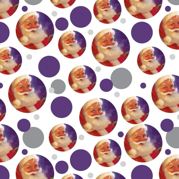 Christmas Holiday Santa Snow Flurries Premium Gift Wrap Wrapping Paper Roll