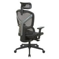thumbnail image 6 of High Back in Black Mesh Fabric and Seat with Adjustable Arms, 6 of 13