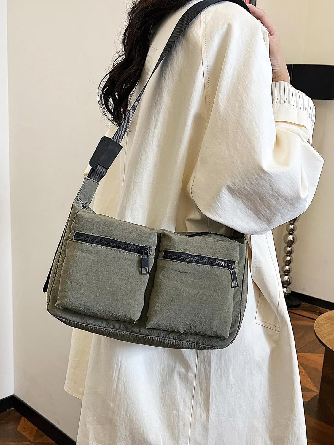 Crossbody Bags for Women Casual Cross Body Purse with Multiple Pockets For Work Travel Workout