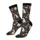 thumbnail image 1 of Balery Cute Alpaca Calcetas Largas con Estampado para Hombre y Mujer – Suaves y Transpirables, Talla Única (US 5-11), 1 of 6