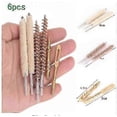 thumbnail image 1 of .30-7.62mm-brush Head 6-piece Set Outdoor Tactical Cleaning 6-piece Brush Set Copper Brush Cotton Brush .22 9mm Gun Brush Pipe Cleaning Brush Head, 1 of 5