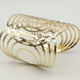 thumbnail image 3 of Pulsera de semicírculo de moda de 1 pieza, brazalete de aleación ahuecado, elegante, elegante, joyería de muñeca para mujeres (dorado), 3 of 4
