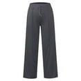 thumbnail image 5 of GiLiling Baggy Sweatpants for Girls, Trendy Oversized Wide Leg Loose Sweat Pants, Elastic High Waist Drawstring Athletic Joggers (Dark Gray, 4-5 Years), 5 of 6