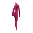 thumbnail image 4 of xiaxaixu Ladies Perspective Jumpsuit, Mesh Long Sleeve Siamese Trousers, 4 of 5