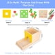 thumbnail image 4 of Kit de juego Montessori para niños pequeños Adena Montessori 5 en 1 con bolsa, 4 of 9