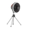 thumbnail image 3 of Ventilador de Camping, Ventilador de Escritorio con Luz Recargable USB, Ventilador de Luz para Tienda, Ventilador Portátil para Camping, Dormitorio, Gris, 3 of 9