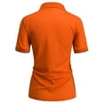 thumbnail image 3 of CLOVERY Women's Sportswear Half Zip-up Short Sleeve Polo Shirts (S-3XL), 3 of 4